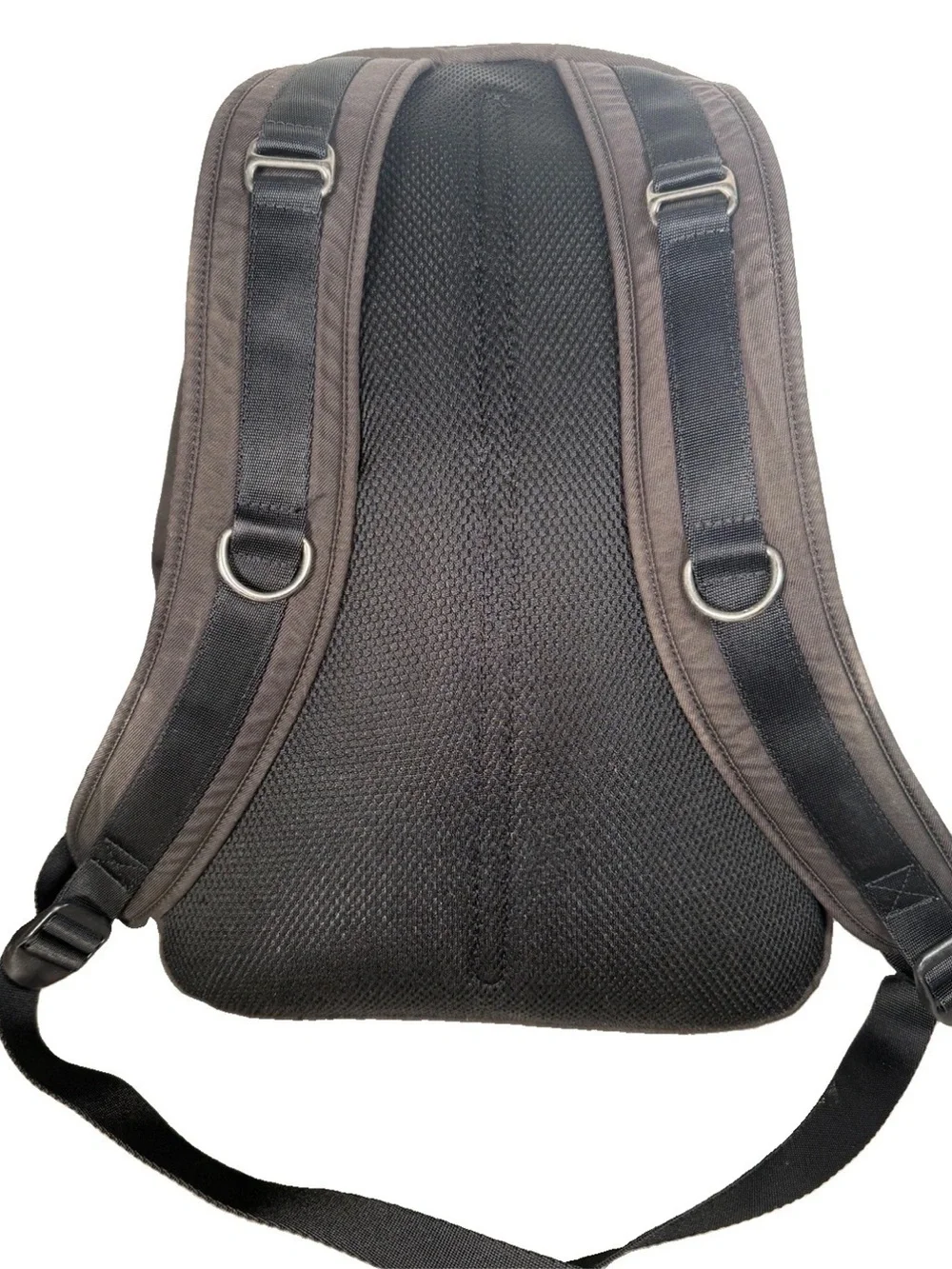 T-Tech Tumi T-Tech Gray Nylon Padded 15in Laptop Backpack 57585JT Y2K Vintage